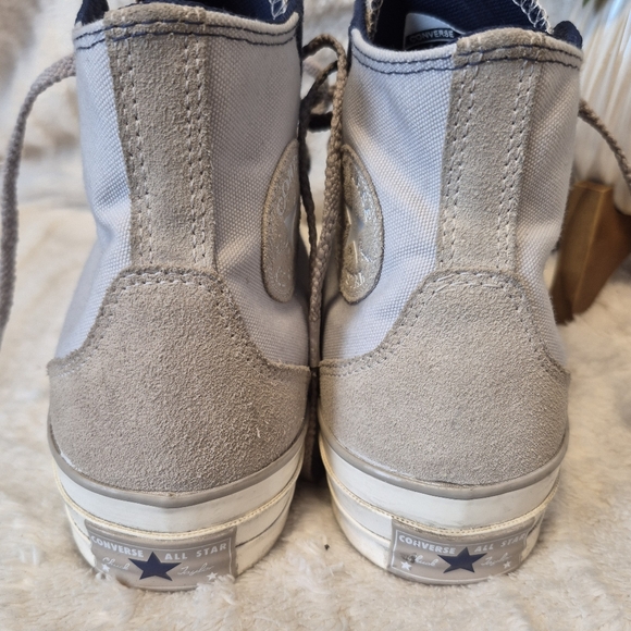 Converse Chuck 70 Court High Sneakers Beige/Navy Style# 171686C Men's Size 8 - Picture 9 of 13